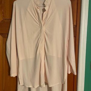 Aday something borrowed shirt cream color, size large
